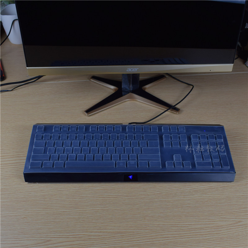 雷蛇razer 二角尘蛛 游戏键盘保护膜防水防尘电脑键盘膜贴