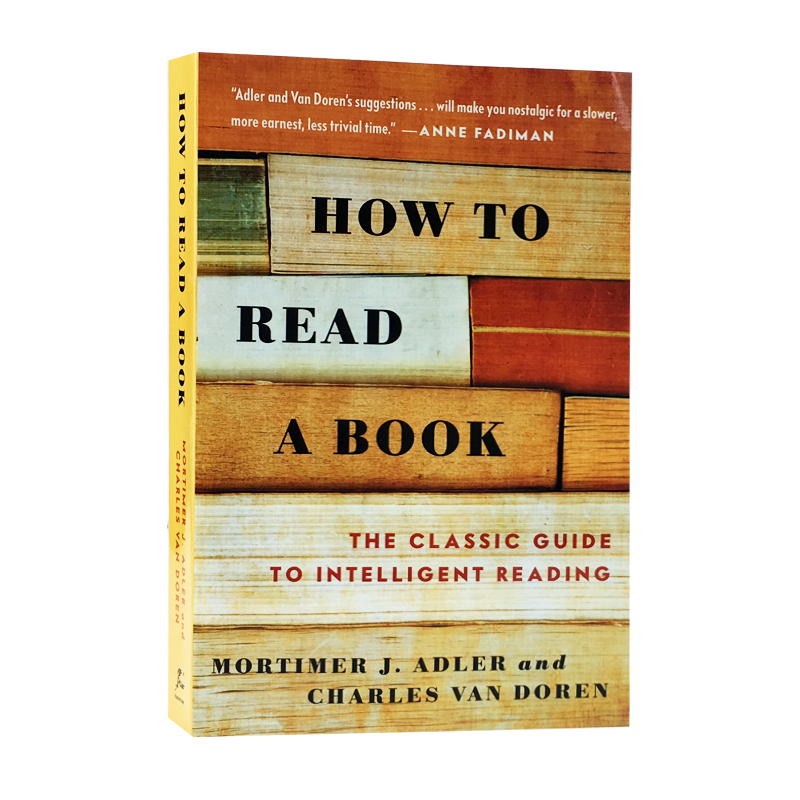 现货 如何阅读一本书 英文原版 How to Read a Book 莫提默艾德勒 Mortimer Adler 阅读方法 读书方法