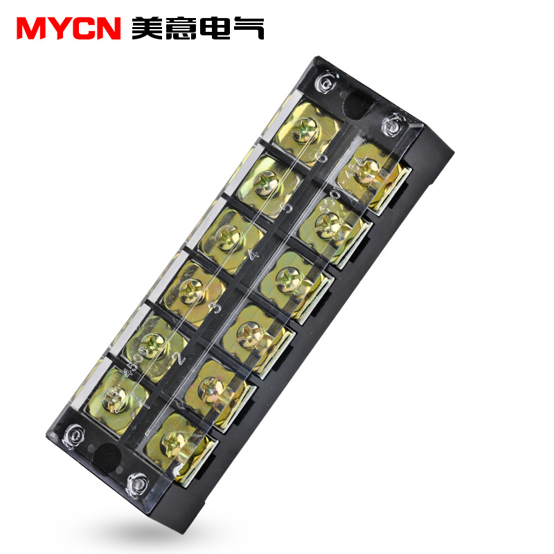 美意 tb-4506接线端子 接线排板 电流45a 接线柱端子排 电线连接器 tb