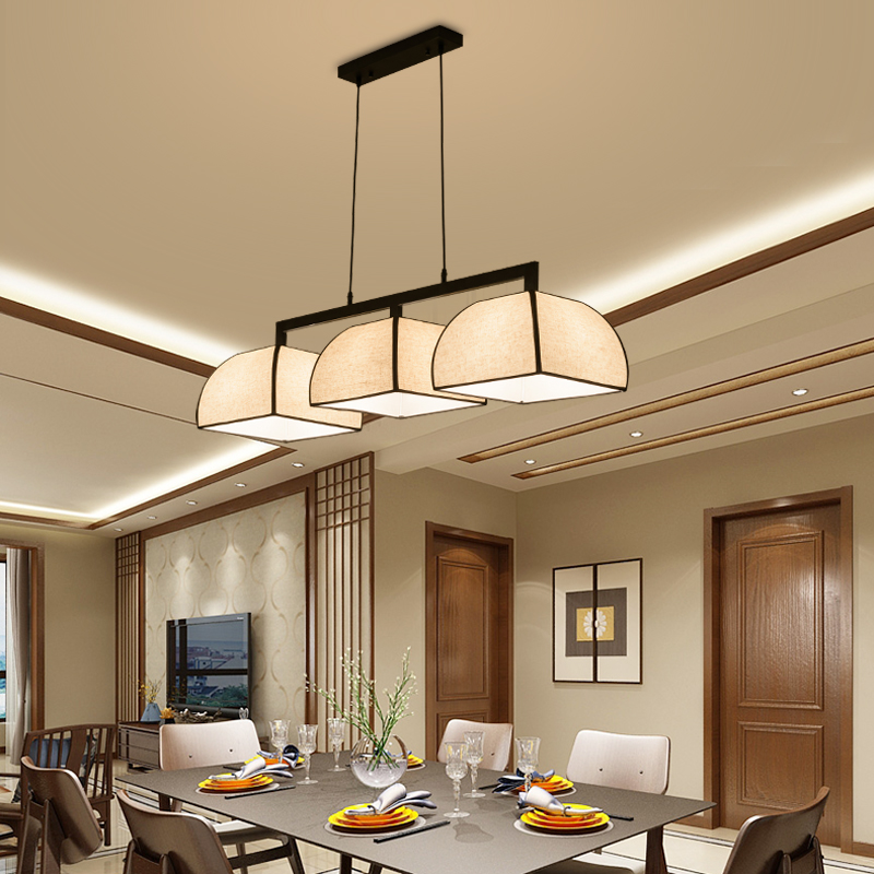 中式吊灯复古中国风餐厅饭店灯笼灯现代仿古单头圆形小吊灯 款式一