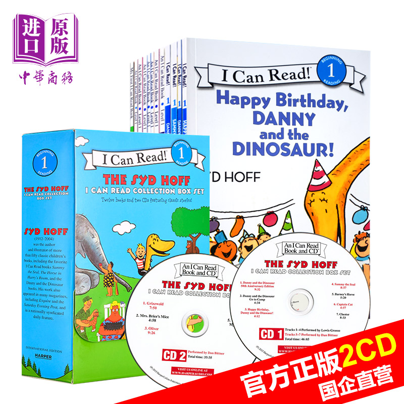 汪培珽英文书单 I can read 第一阶段全12册+2CD 套装 英文原版儿童绘本幼儿启蒙书