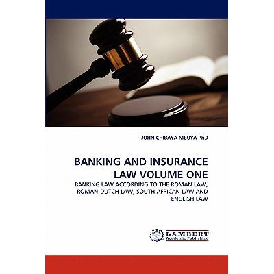 预订 Banking and Insurance Law Volume One