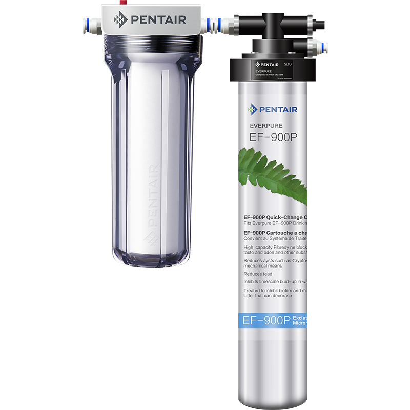 �����֣�Everpure�� ���ÿ����ʳ��¾�ˮ�� ������0��ˮֱ�� 1.8L/����3500L������ EF-900P Plus