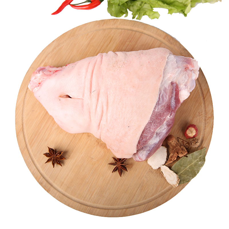 扬德溪谷【黑土猪 】新鲜猪后肘1个 约1500g左右 现杀冷链运输 纯粮