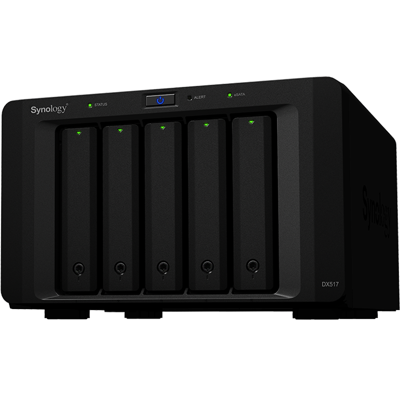 Synology 群晖 DX517 5盘位NAS存 黑色