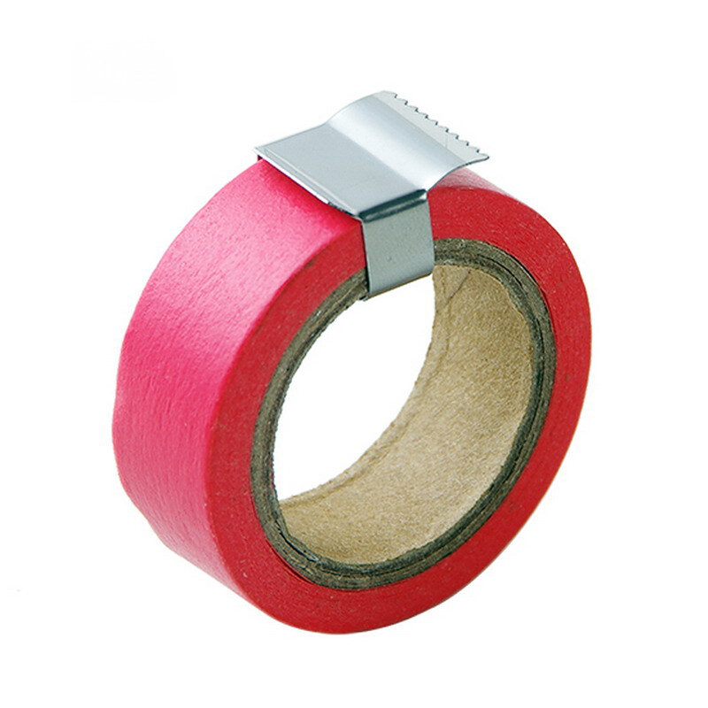 可撕式胶带写字胶带纸 diy彩色装饰贴纸胶带手账贴纸整卷胶带红膜泡绵