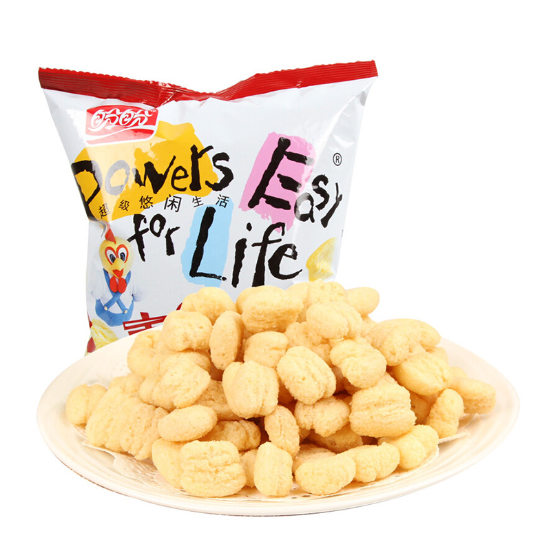 盼盼膨化食品麦香鸡味块袋装105g 办公室休闲零食品薯条 麦香味