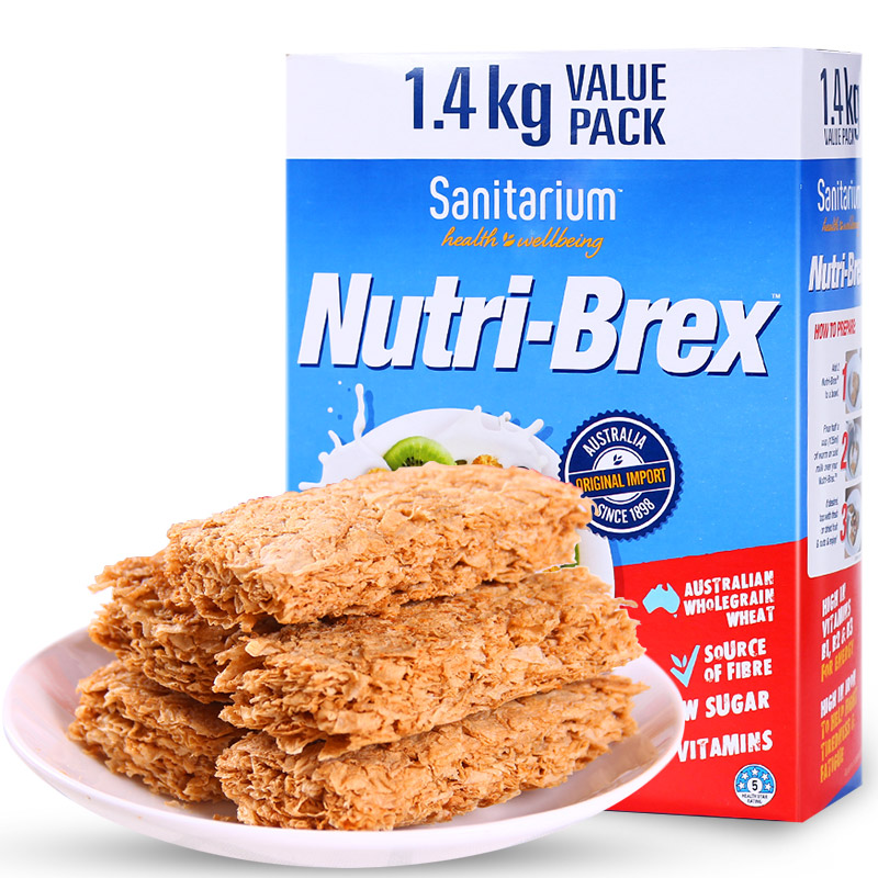 欣善怡(sanitarium)澳洲进口全谷物即食麦片nutri-brex麦片低脂营养