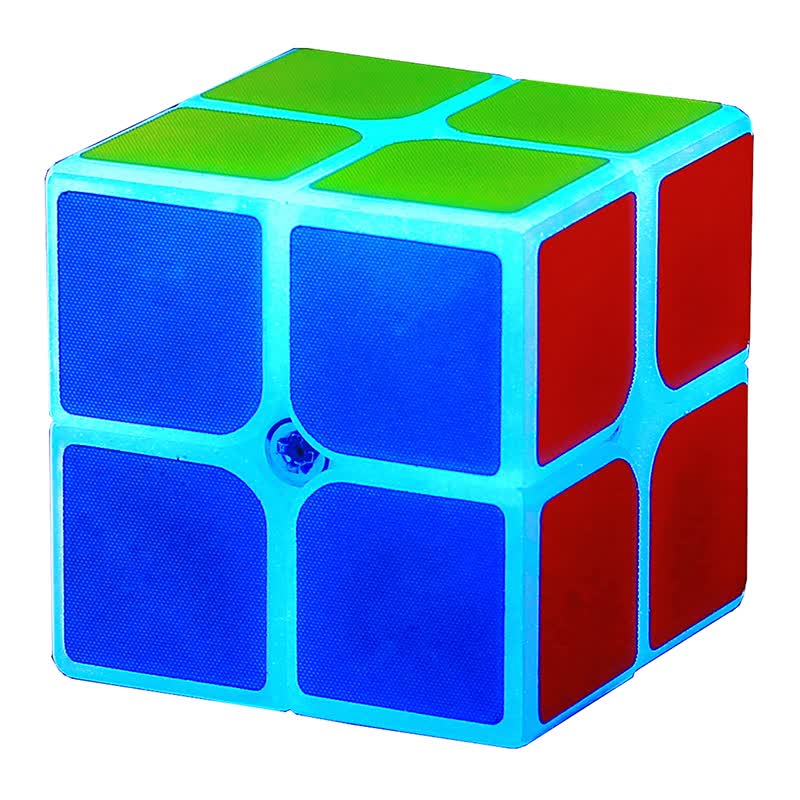 zcube夜光蓝魔方组合套装全套发光炫酷初学者顺滑可调儿童学生玩具