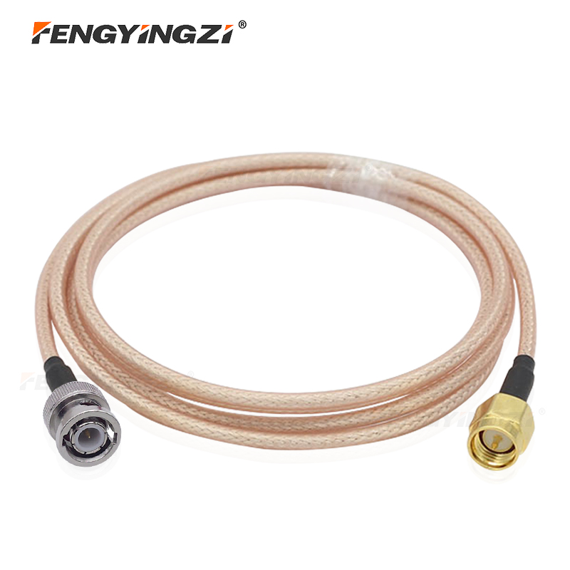 丰应子（Fengyingzi） BNC公头转SMA公头电缆同轴线Q9转接线馈线天线延长线 BNC公头转SMA公头 1.5米