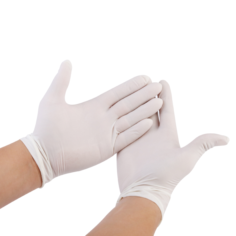 倍加舒 一次性医用乳胶手套橡胶检查手套手术无粉独立包装 100袋/盒 s