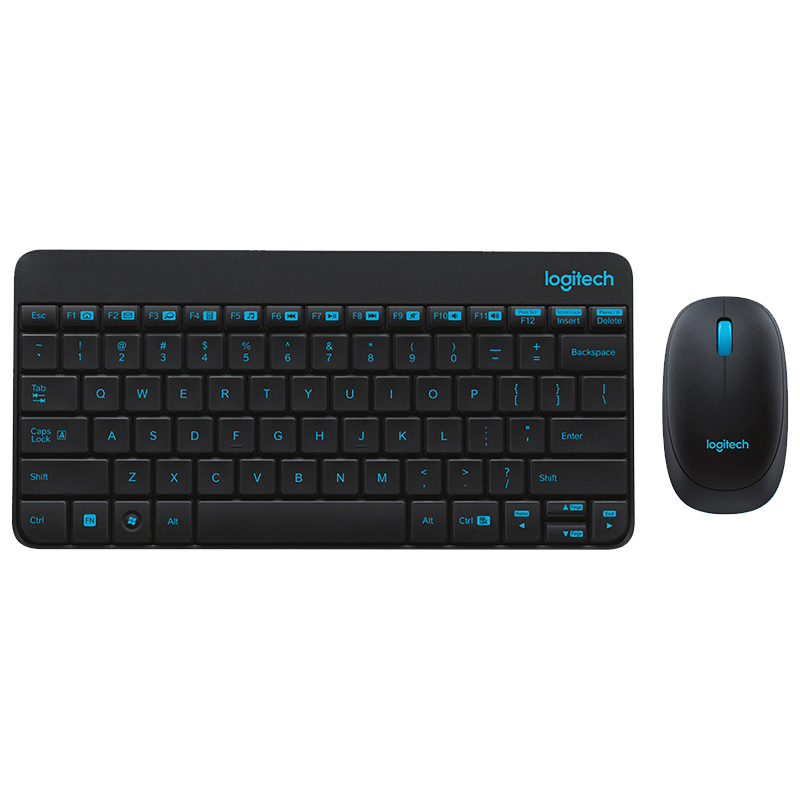 罗技（Logitech）鼠标键盘套装 MK245 Nano 无线鼠标键盘套装 电脑笔记本迷你键鼠套装 MK245 nano黑色 99元