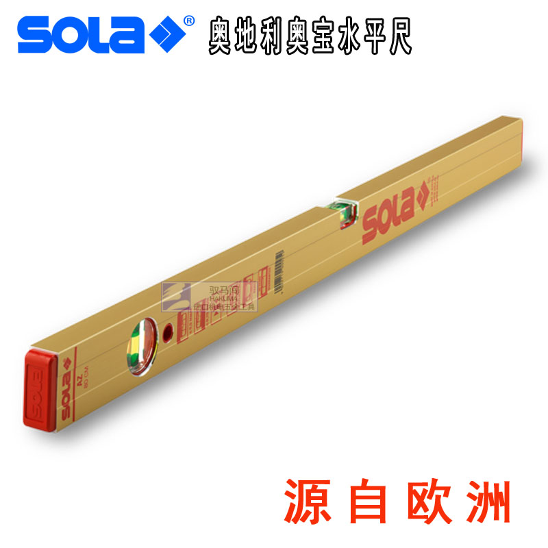 sola奥地利进口水平尺加厚铝合金外壳夜光水银高精密水平仪测量工具 a
