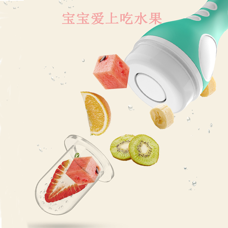 轉(zhuǎn)轉(zhuǎn)熊嬰兒吃水果神器咬咬樂寶寶果蔬輔食器果汁咬咬袋兒童食物嚼嚼樂 大號(hào)粉色