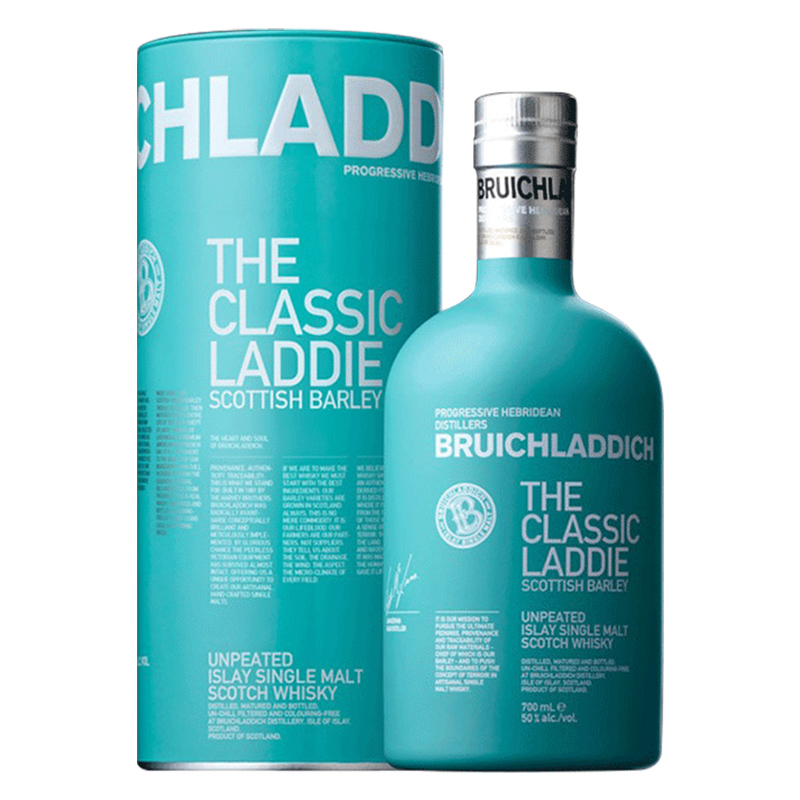 郎家园洋酒 布赫拉迪（Bruichladdich）麦芽经典苏格兰单一麦芽威士忌 700ml