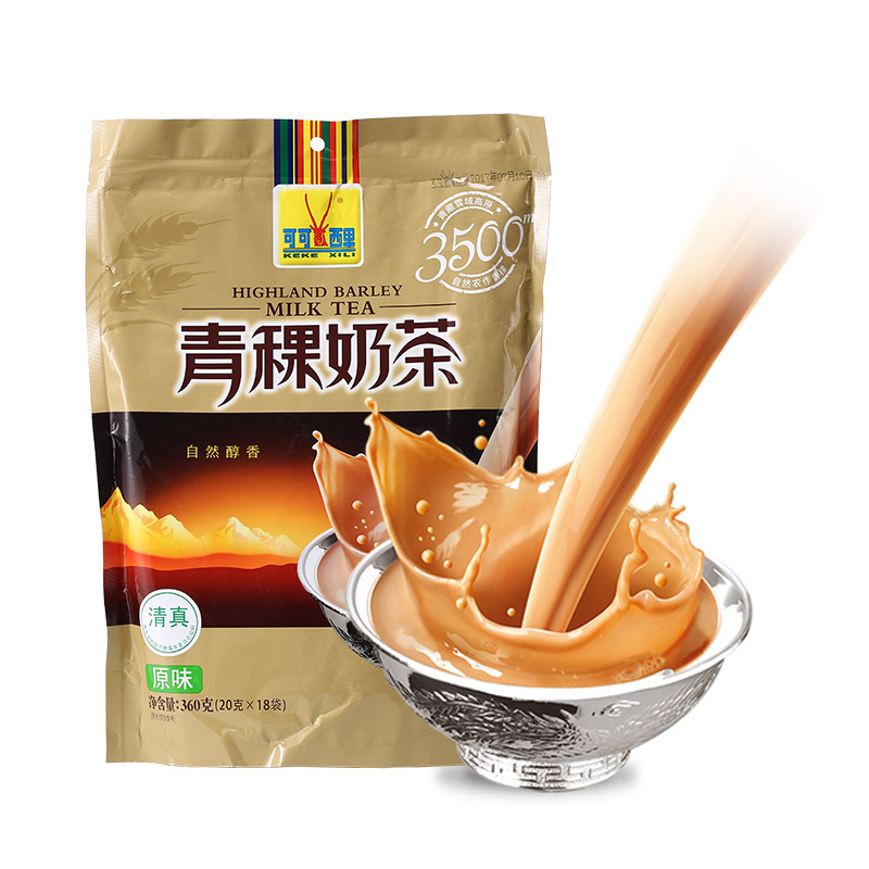 可可西里 青海特产青稞奶茶360g袋装休闲饮料冲饮食品 原味