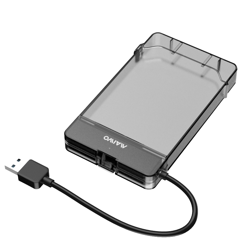 麦沃（MAIWO）K104 移动硬盘盒 2.5英寸USB3.0笔记本硬盘外置盒SSD固态机械SATA串口硬盘盒子 黑色4198158