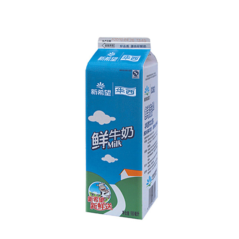 华西 新希望盒装鲜牛奶 980ml*30盒  限成都同城预定每日配送 金牛区