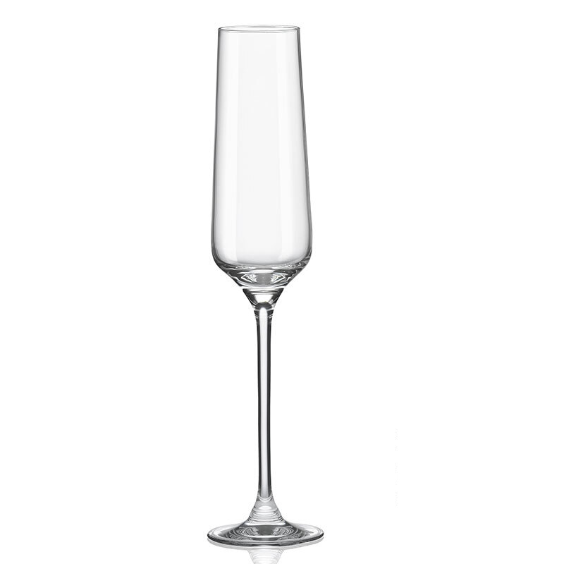 fawles德国工艺 一体成型香槟杯 起泡酒杯高脚杯 无铅水晶杯 1支装