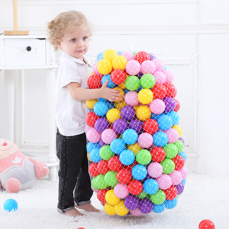 欧培（OPEN） 玩具加厚海洋球 波波球宝宝塑料球 儿童玩具球彩色球 100个装 默认50个一袋