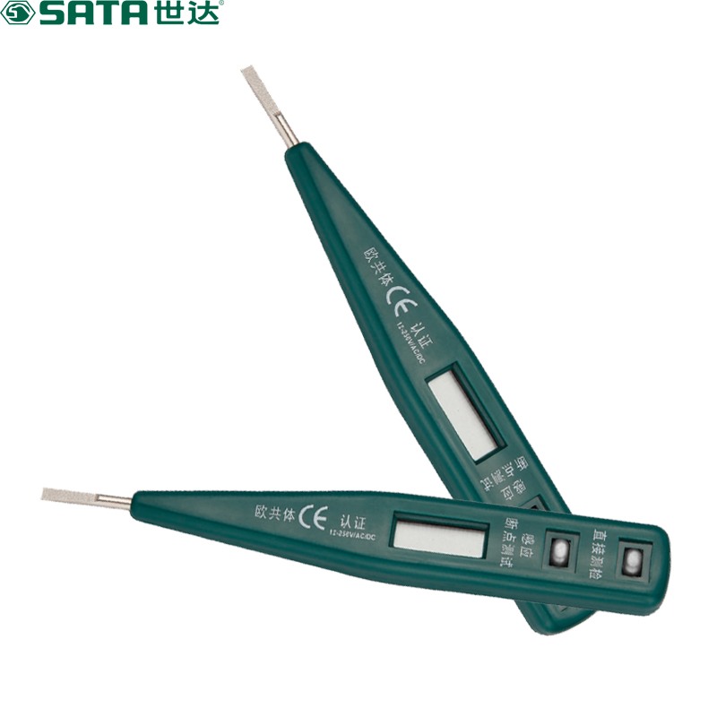 世达 SATA 62601数显测电笔 数字试电笔130mm