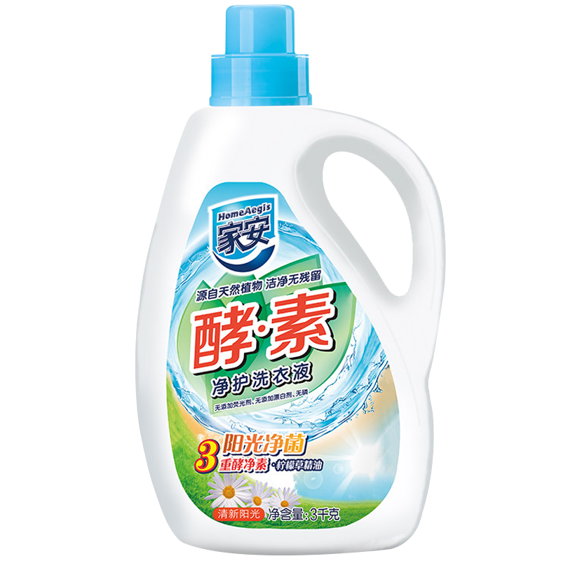 京东洗衣液价格走势分析：家安酵素净护洗衣液-阳光净菌3KG瓶装