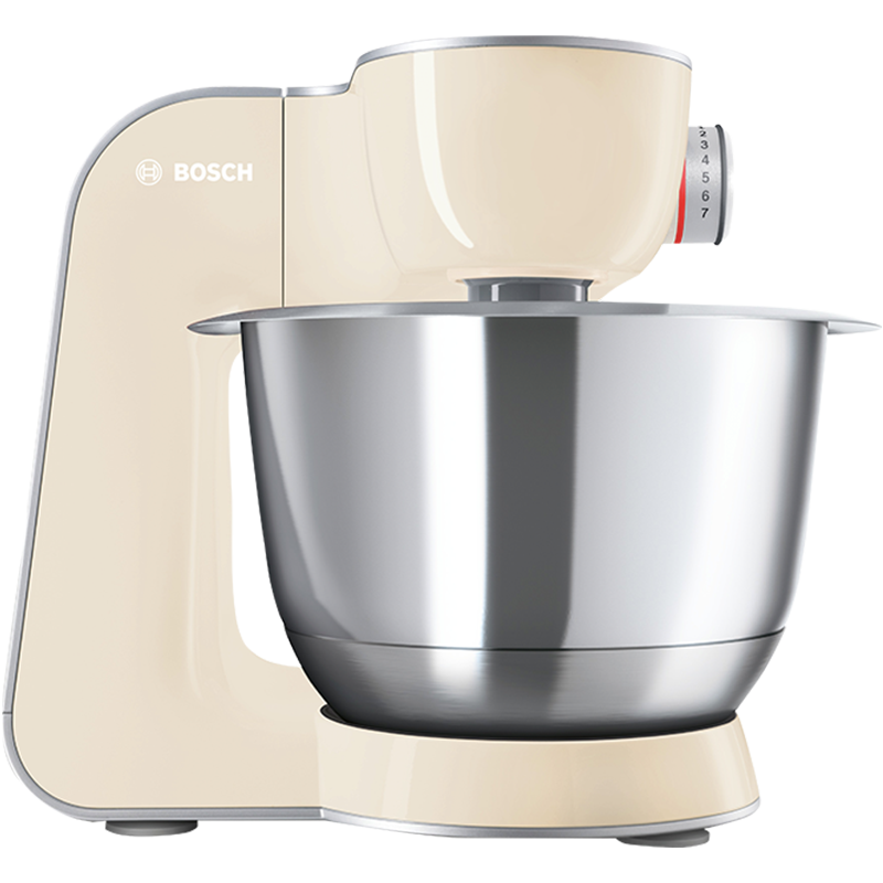 博世（BOSCH）料理机多功能厨师机和面揉面搅拌商用家用MUMVC00VCN香草白