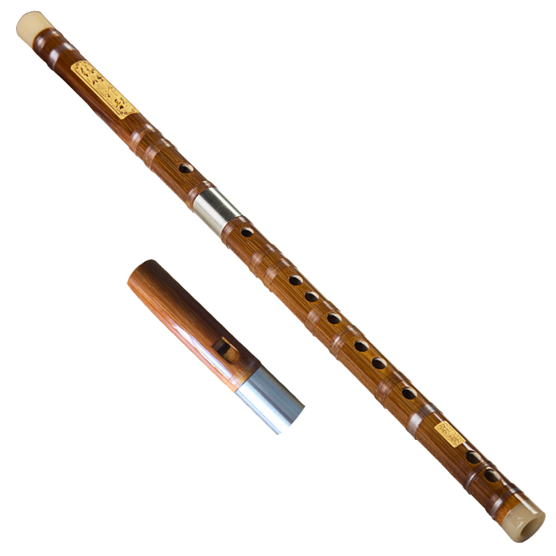 琴兹(qin ci) 精制横竖两用葫芦笛子乐器 横笛 竖笛初学成人专业苦竹