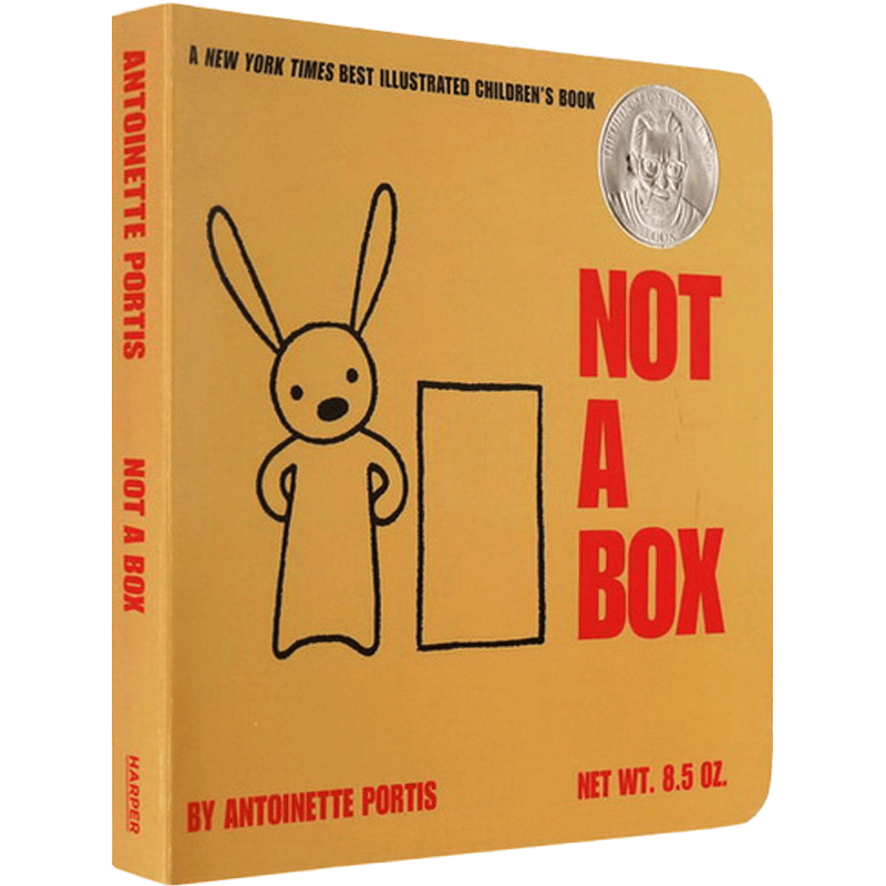 预售 英文原版 创意绘本 Not a Box 这不是个箱子 纸板书 苏斯奖 吴敏兰绘本123 发挥创意 激发想象力 入门启蒙绘本
