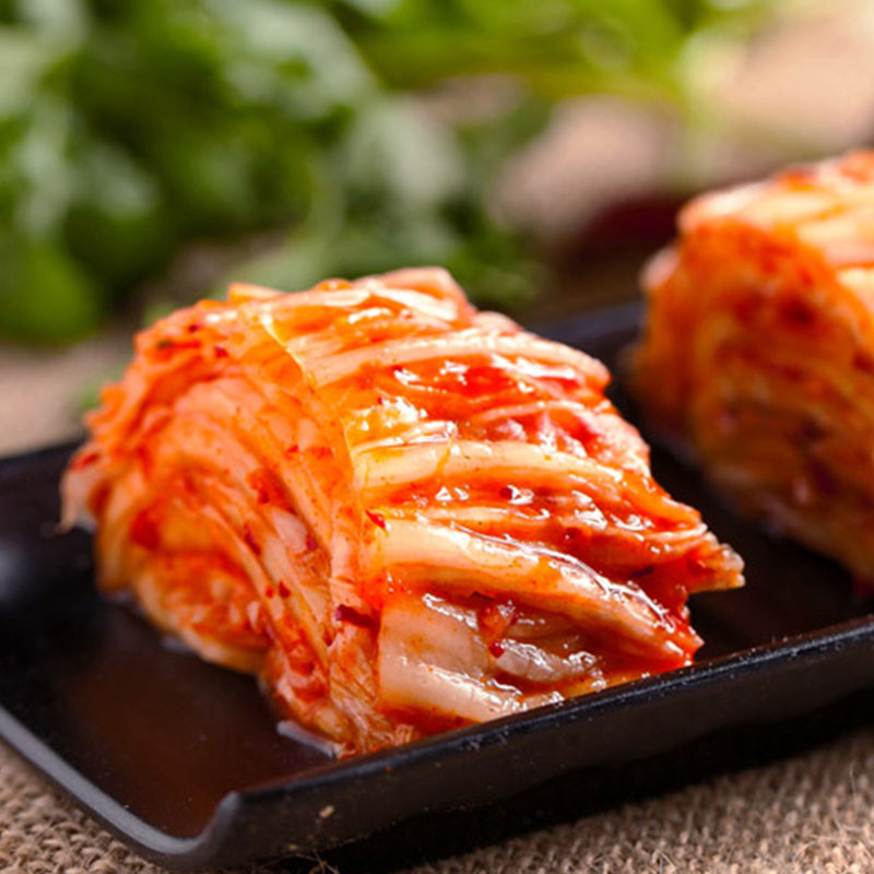 水娃娃 泡菜整棵辣白菜 500克*2袋 大同江韩式高丽咸菜