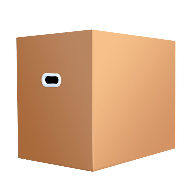 QDZX 搬家纸箱有扣手 60*40*50（5个装）大号 纸箱子打包快递箱 行李收纳箱 收纳盒储物整理箱包装纸盒批发