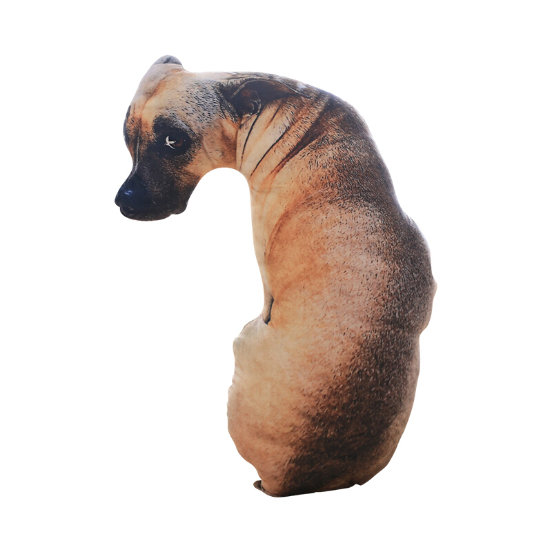 抱枕哈士奇沙皮狗公仔宠物个性恶搞毛绒玩具布娃娃玩偶 可怜表情猎狗