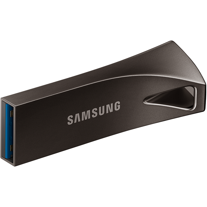 三星（SAMSUNG）256GB USB3.1 U盘 BAR升级版+深空灰 金属优盘 高速便携 学生办公 读速400MB/s（Gen 1） 249元