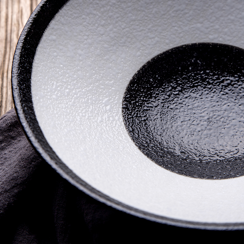 日式窑变手绘陶瓷面碗商品图片-7