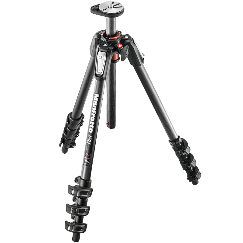 曼富图（Manfrotto）MT190CXPRO4 碳纤维四节三脚架中轴可横置稳定旅行微单单反 承重15kg