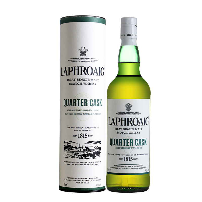 拉弗格(laphroaig)宝树行 纯麦四分之一酒桶700ml 单一麦芽威士忌