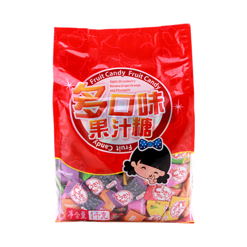可康（cocon） 马来西亚原装进口糖果 可康多口味果汁糖 婚庆喜糖混合水果味硬糖1kg 零食糖果