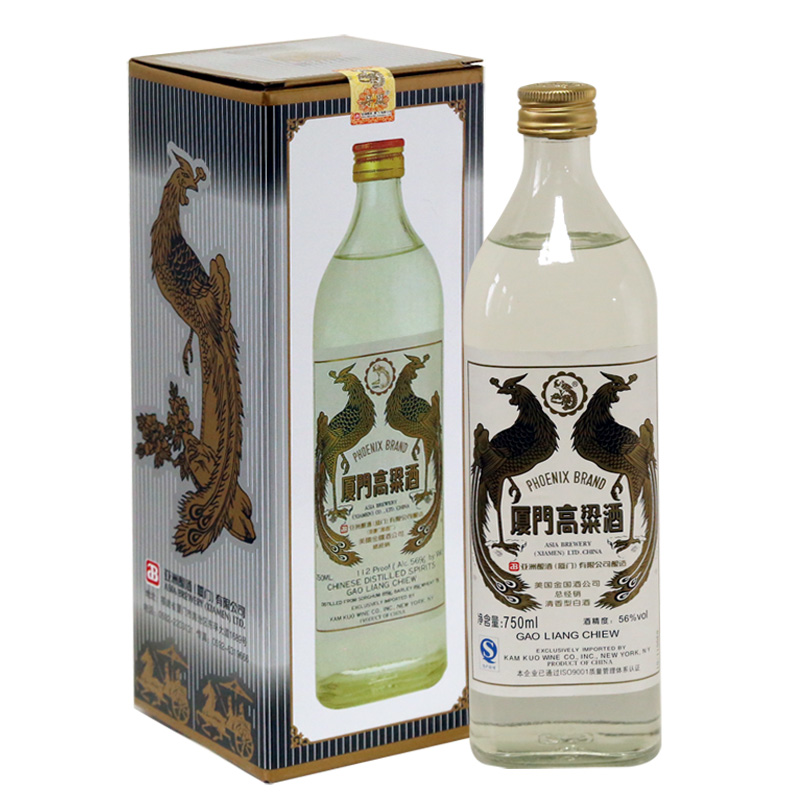 丹凤厦门高粱酒56度清香型白酒礼盒装厦门特产丹凤酒粮食酒 750ml*1瓶
