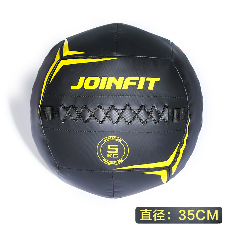 JOINFIT健身药球 爆发力训练墙球壁球非弹力实心重力球 5公斤药球