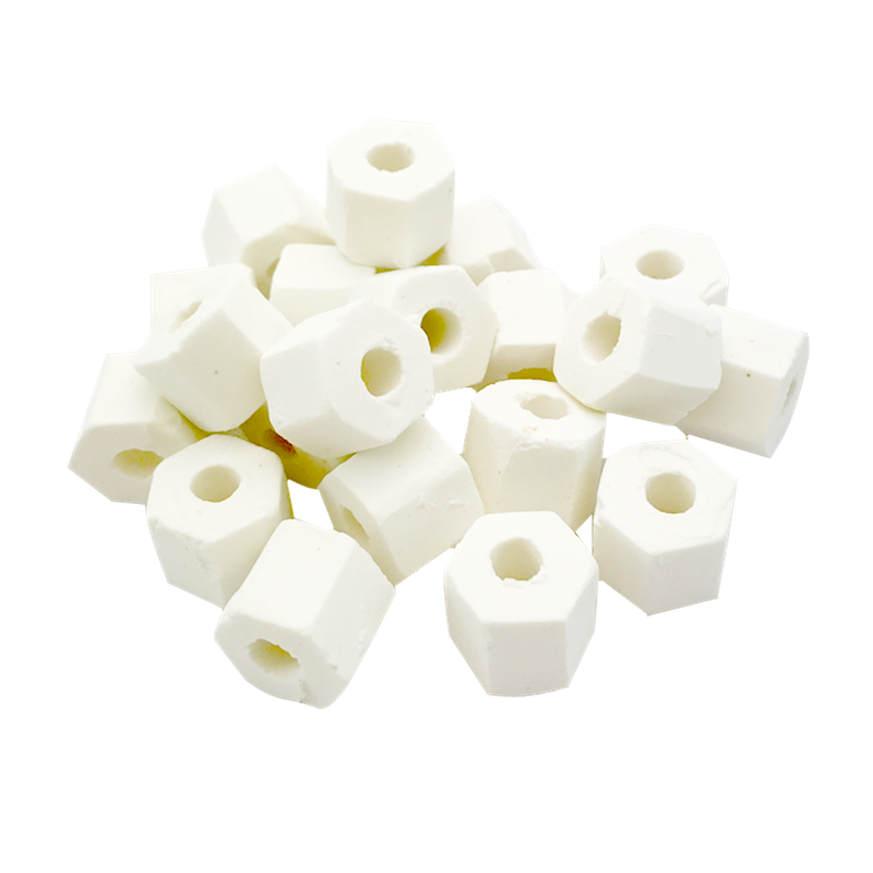 箱过滤材料硝化菌屋陶瓷环麦饭石活性炭生化球玻璃环 陶瓷六角环500g