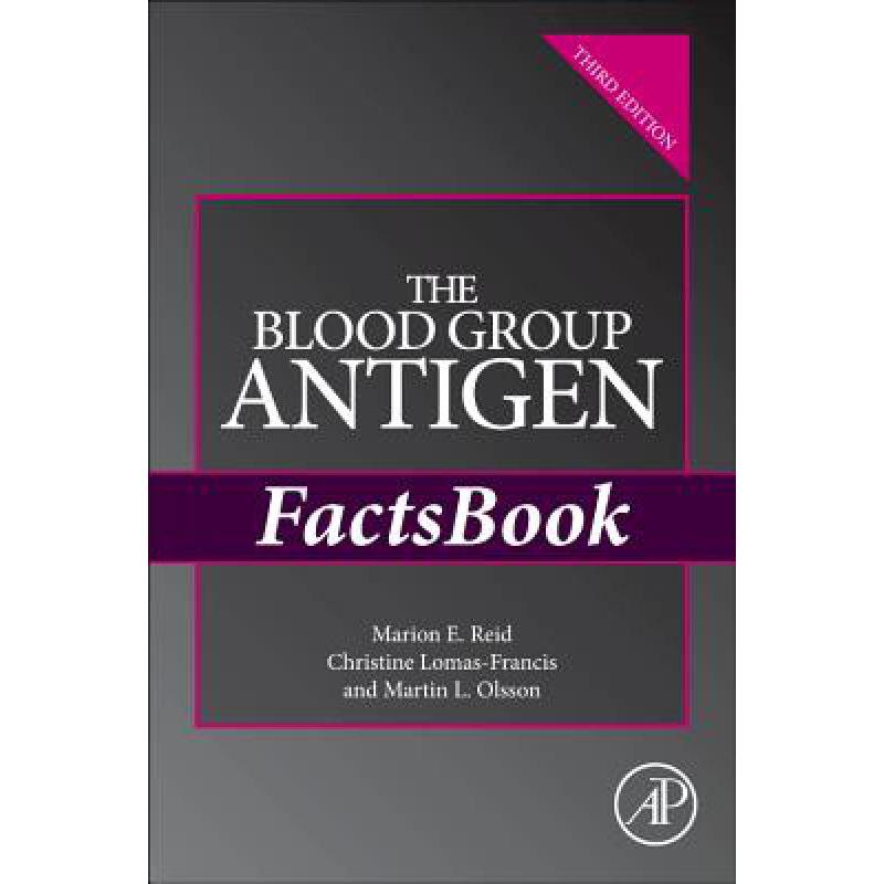 预订 The Blood Group Antigen FactsBook