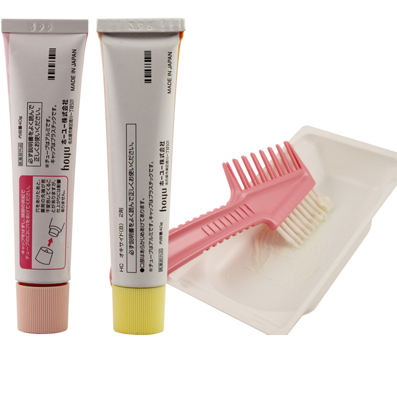 美源（MEIYUAN）美源MEIYUAN 花果香染发霜40g+40g进口染发剂 4号明亮棕色