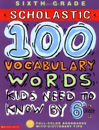 六年级学生应掌握的100个词汇100 Vocabulary Words Kids Need to Know by 6th Grade 进口儿童绘本