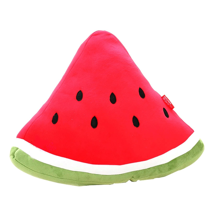 可爱卡通玩具西瓜毛绒抱枕水果靠枕毛绒玩具公仔送女友定制 三角形