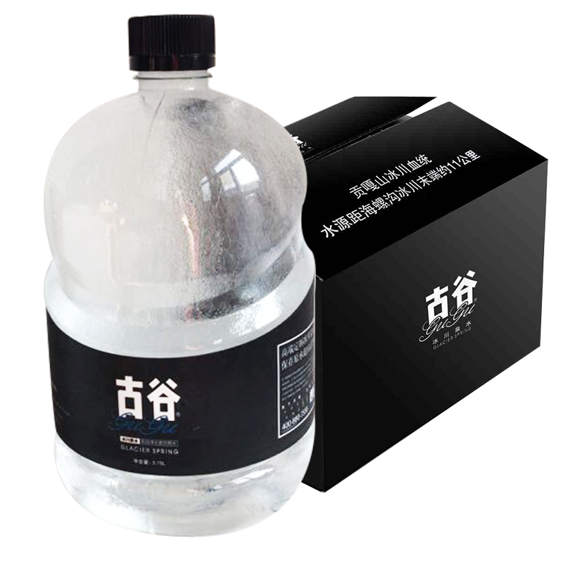 古谷冰川矿泉水3.75L *4桶天然饮用水泡茶水中式料理水 冰川泉水 桶装 3.75L*20桶