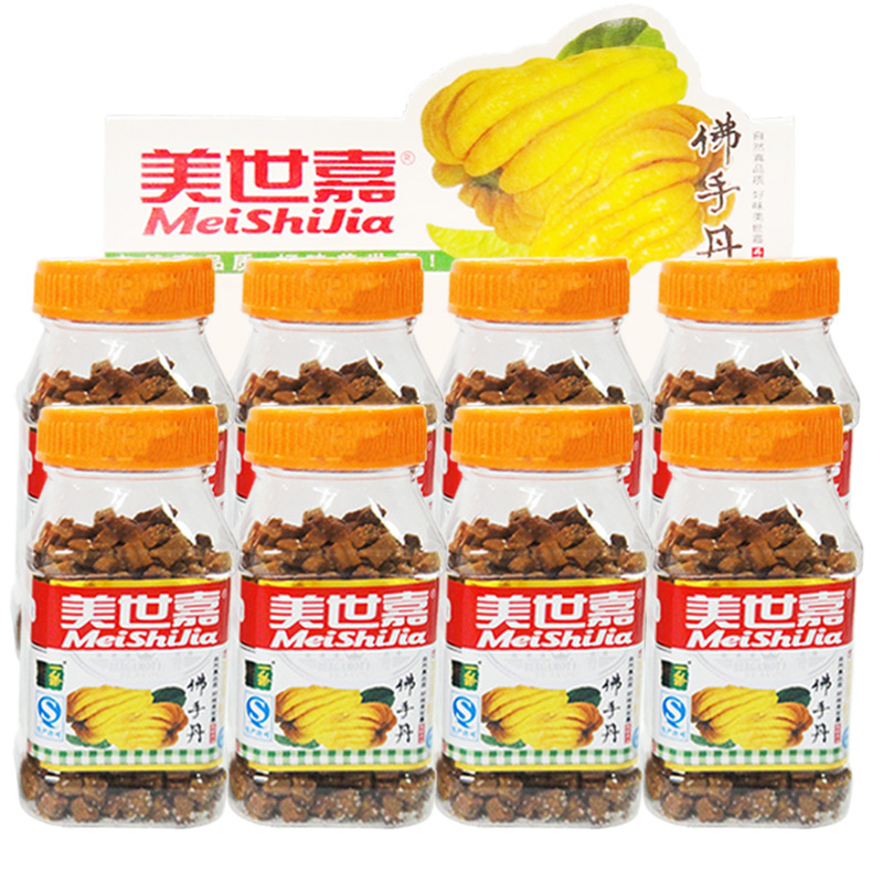 美世嘉 佛手丹60g*8瓶 老香橼果丹 广东潮汕特产果丹蜜饯零食