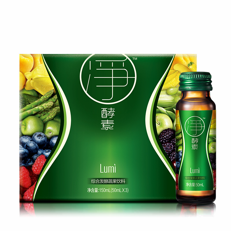 lumi 净酵素 综合发酵蔬果饮料 50ml*3瓶