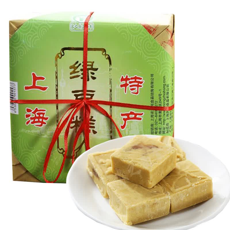 农之尚上海特产礼盒绿豆糕300g办公零食小吃美食食品糕点点心送礼大