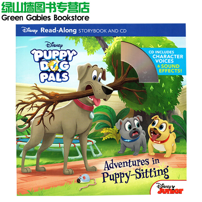 Puppy Dog Pals 小狗历险记 Disney 经典动画故事附CD有声读物 英文原版绘本