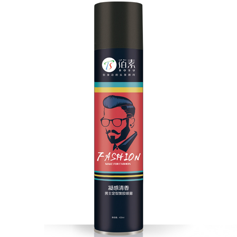 萡素 定型发胶男士造型喷雾干胶保湿头发啫喱水特硬430ML